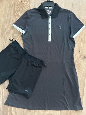 Puma golf dress with shorts size L